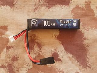 BlueMax Li-Po Battery Batteria 11.1V 1100mAh 20C Mini Tamiya Stick by Blue Max